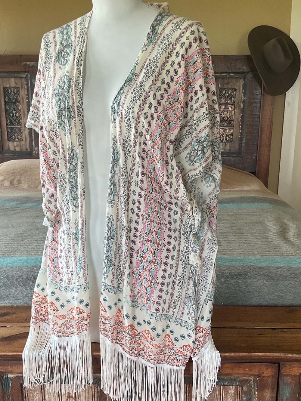 Bohemian Fringe Caftan